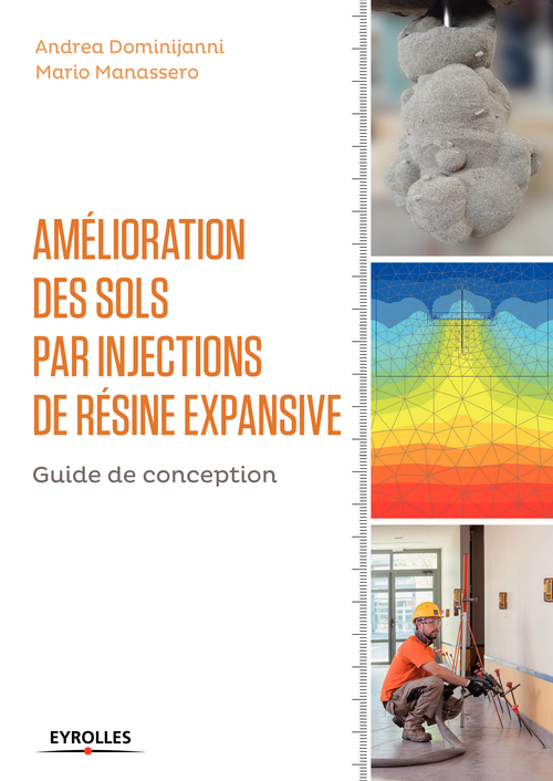 Couverture ebook de Amélioration des sols par injections de résine expansive, de Andrea Dominijanni