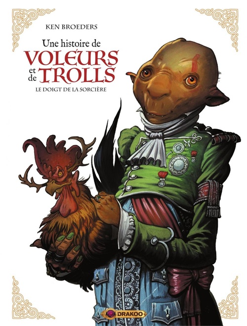 Couverture ebook de Une histoire de voleurs et de trolls - Le doigt de la sorcière - Volume 03, de Ken Broeders