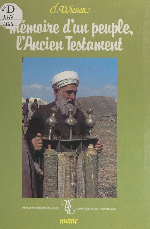 Couverture ebook de Mémoire d'un peuple, l'Ancien Testament, de Claude Wiener