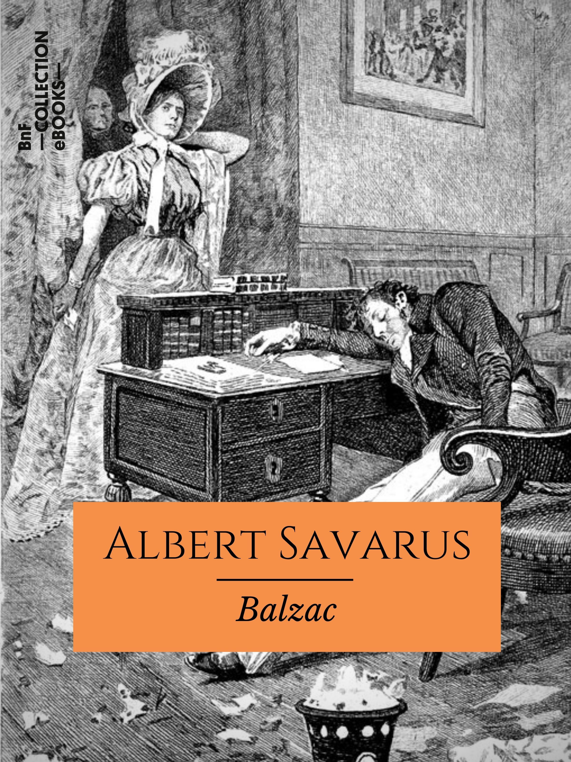 ebook cover of Albert Savarus, by Honore De Balzac