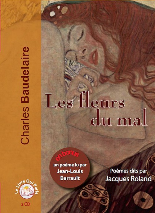 Couverture audiobook de Les fleurs du mal, de Charles Baudelaire, Jacques Roland