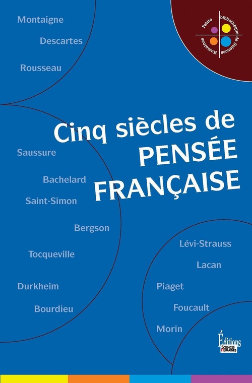 Couverture ebook de Cinq siècle de la pensée française, de Collectif