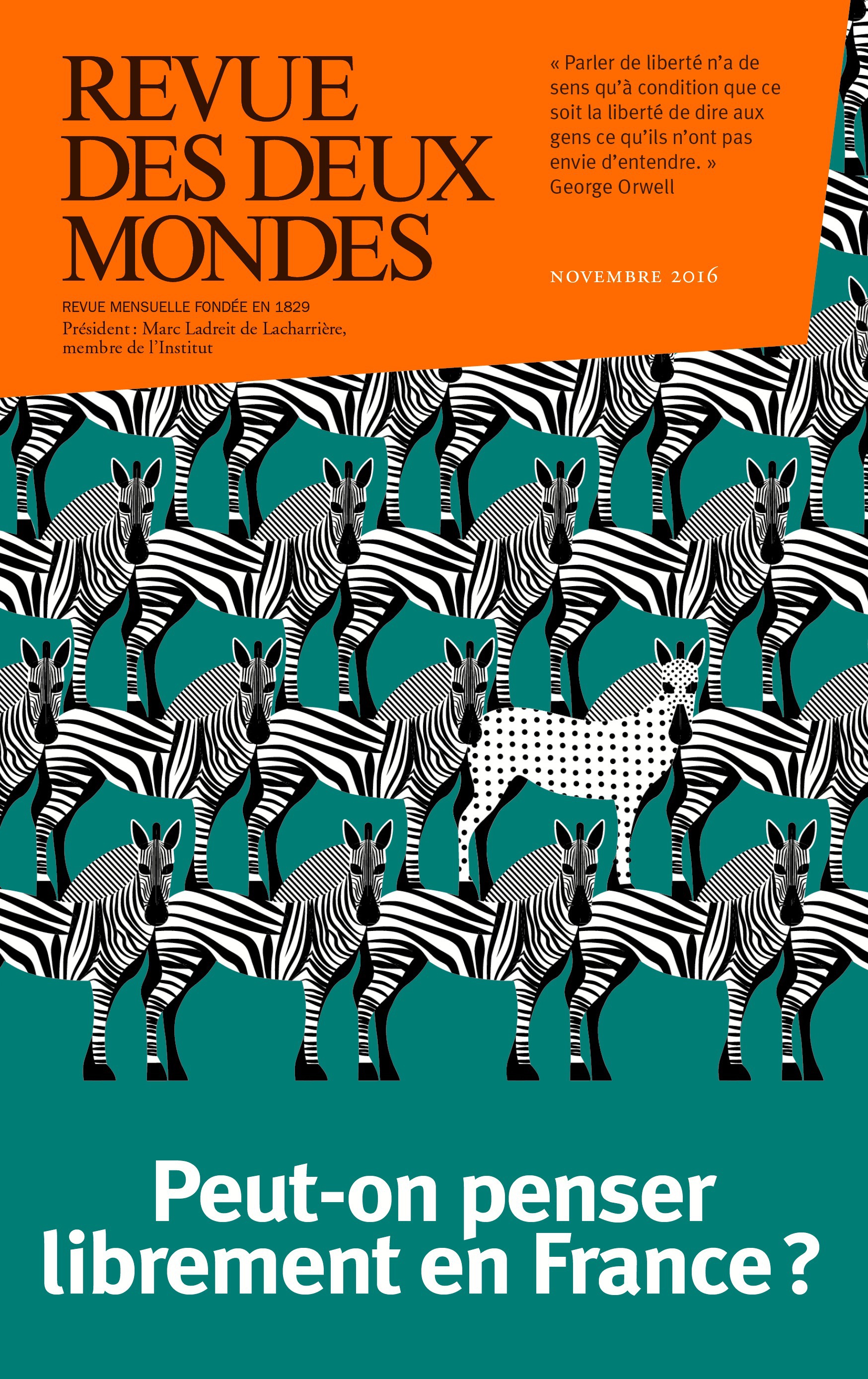 Couverture ebook de Revue des Deux Mondes novembre 2016, de Revue Des Deux Mondes
