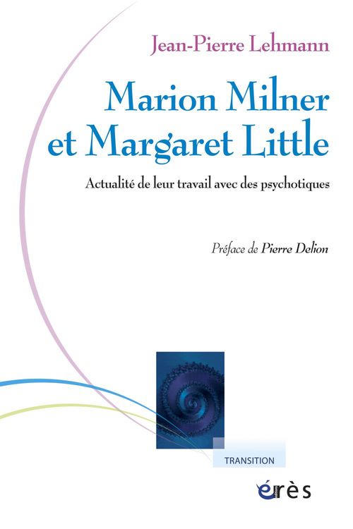 ebook cover of Marion Milner et Margaret Little, by Jean-pierre Lehmann