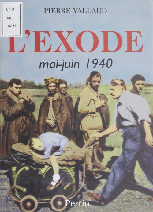 Couverture ebook de L'Exode (Mai-juin 1940), de Pierre Vallaud