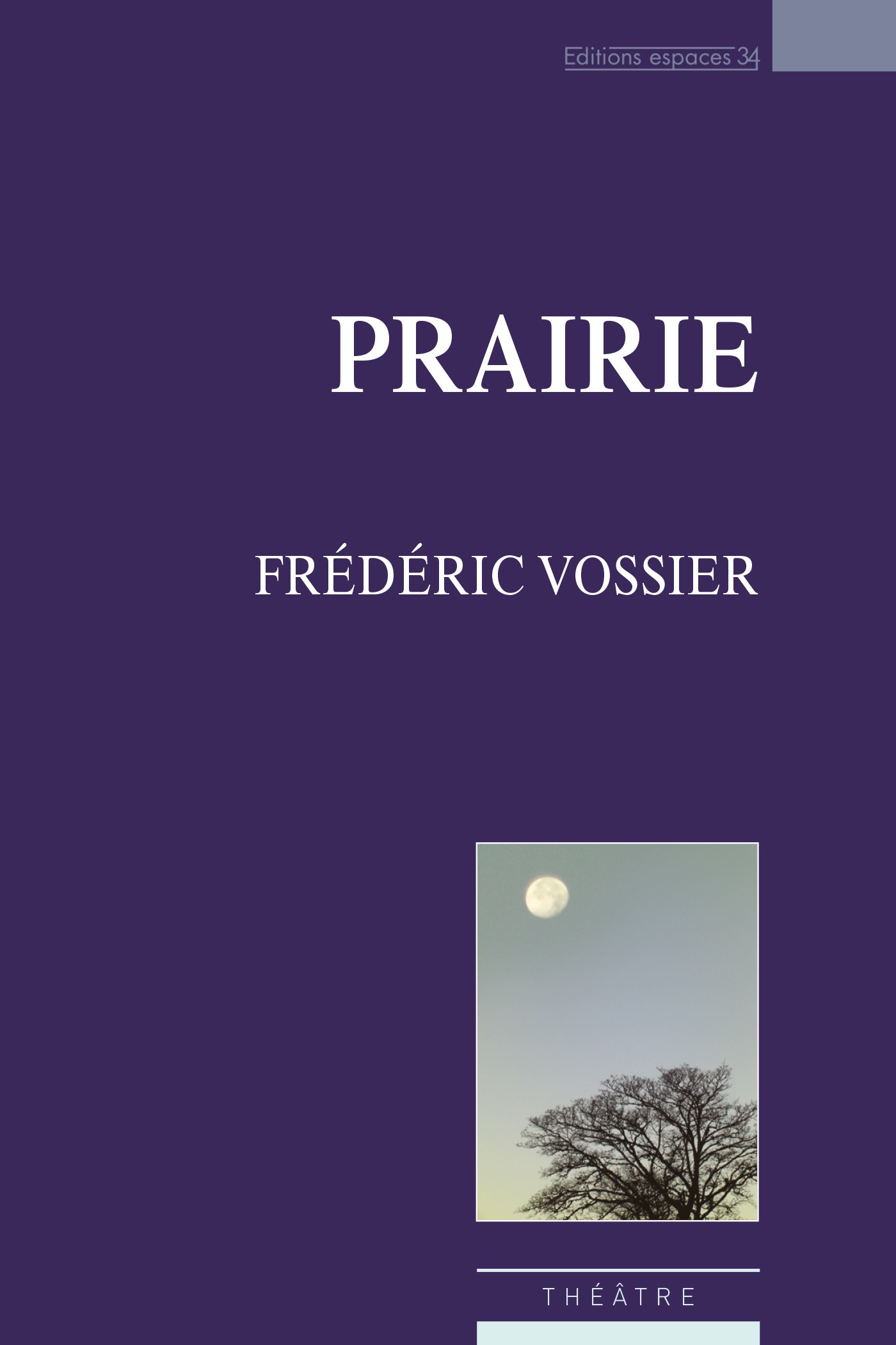 ebook cover of Prairie, by Frédéric Vossier
