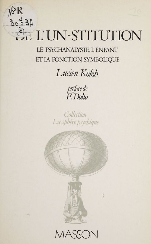 Couverture ebook de De l'un-stitution, de Kokh
