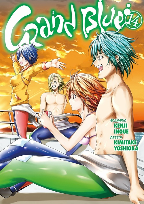 Couverture ebook de Grand Blue - Tome 14 - Grand Blue, de Kenji Inoue
