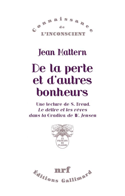 Couverture ebook de De la perte et d´autres bonheurs, de Jean Mattern