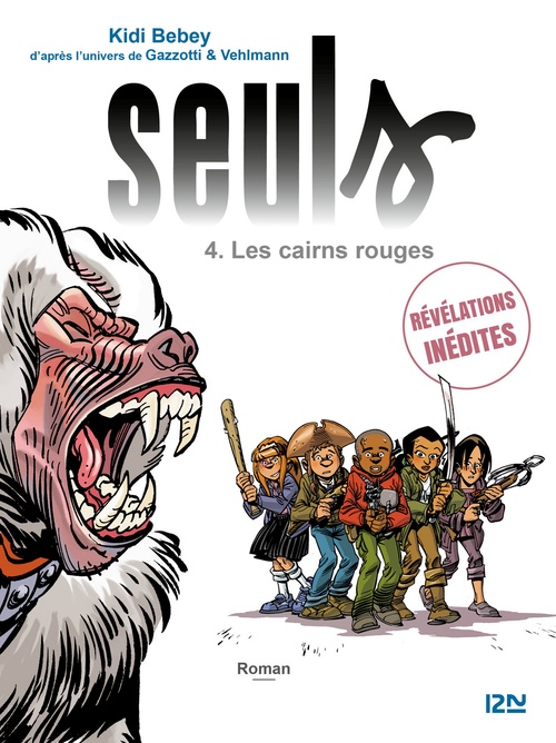 Couverture ebook de Seuls - tome 4 Les cairns rouges, de Kidi Bebey