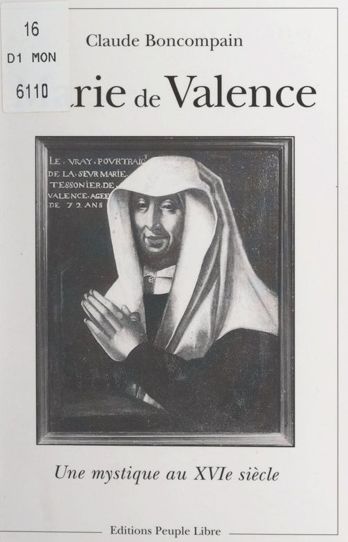 Couverture ebook de Marie de Valence, de Claude Boncompain