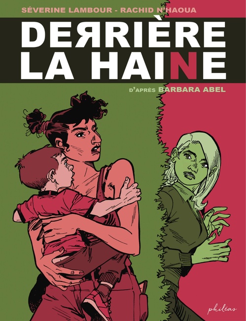 ebook cover of Derrière la haine, by Barbara Abel, Séverine Lambour
