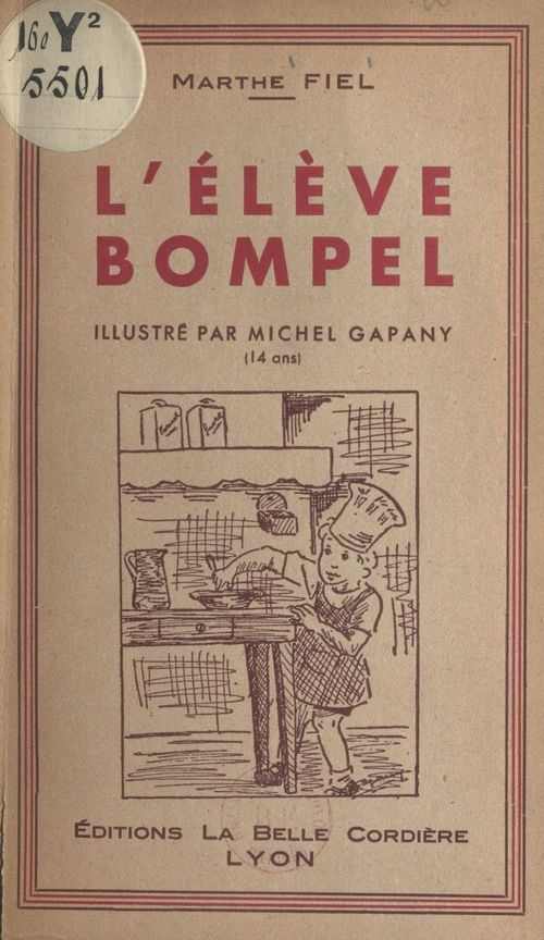 ebook cover of L'élève Bompel, by Marthe Fiel