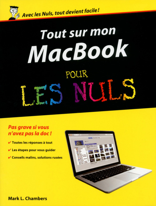 Couverture ebook de Tout sur mon MacBook Pro, Air & Retina pour les Nuls, de Mark L. Chambers