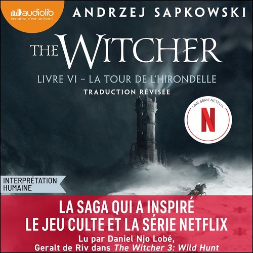 Couverture audiobook de La Tour de l'Hirondelle, de Andrzej Sapkowski