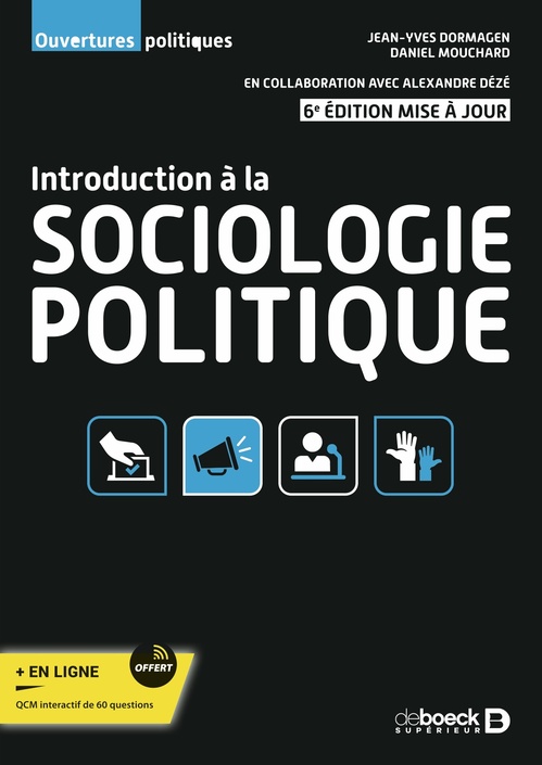 Couverture ebook de Introduction à la sociologie politique, de Jean-Yves Dormagen, Daniel Mouchard