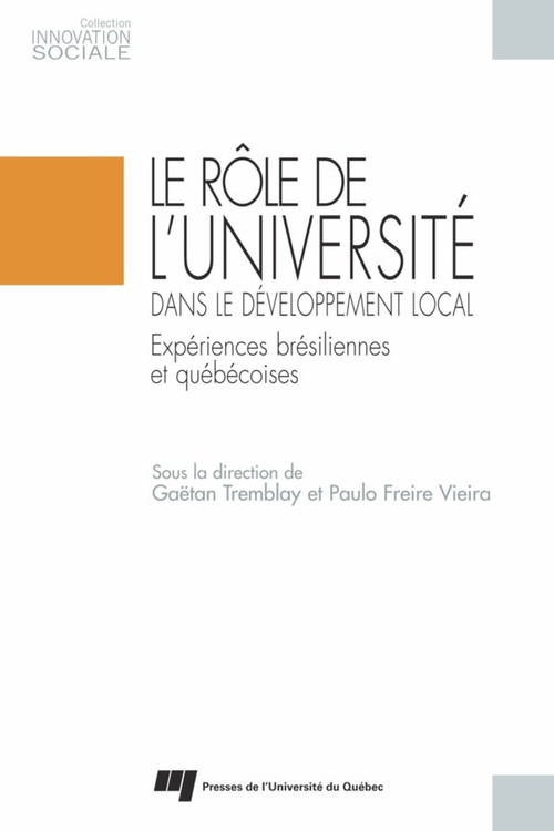 ebook cover of Le rôle de l'université dans le développement local, by Collectif