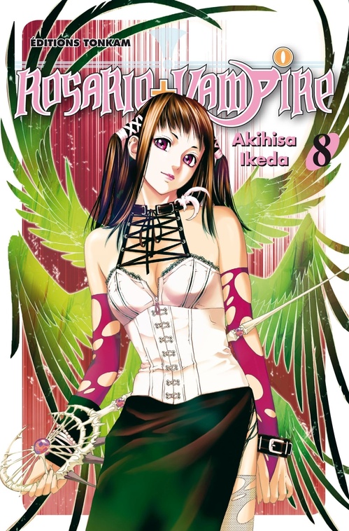 Couverture ebook de Rosario + Vampire T08, de Akihisa Ikeda