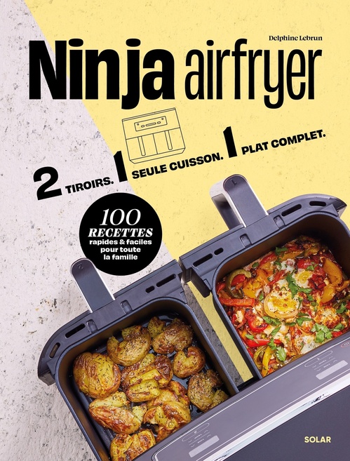 Couverture ebook de Ninja Airfryer, de Delphine Lebrun