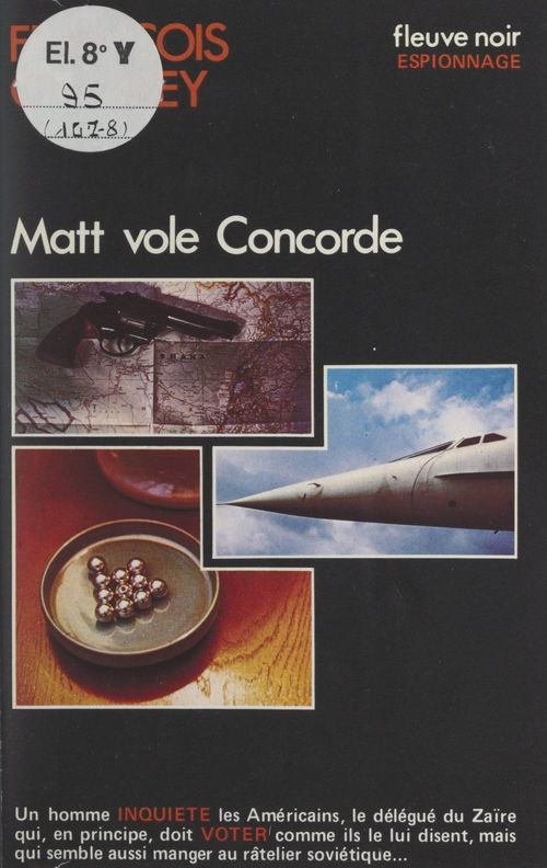 Couverture ebook de Matt vole Concorde, de François Chabrey