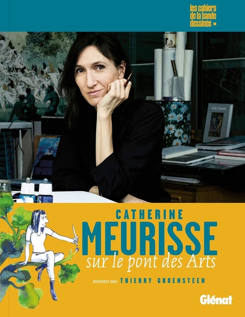 Couverture ebook de Catherine Meurisse, sur le pont des Arts, de Catherine Meurisse, Thierry Groensteen