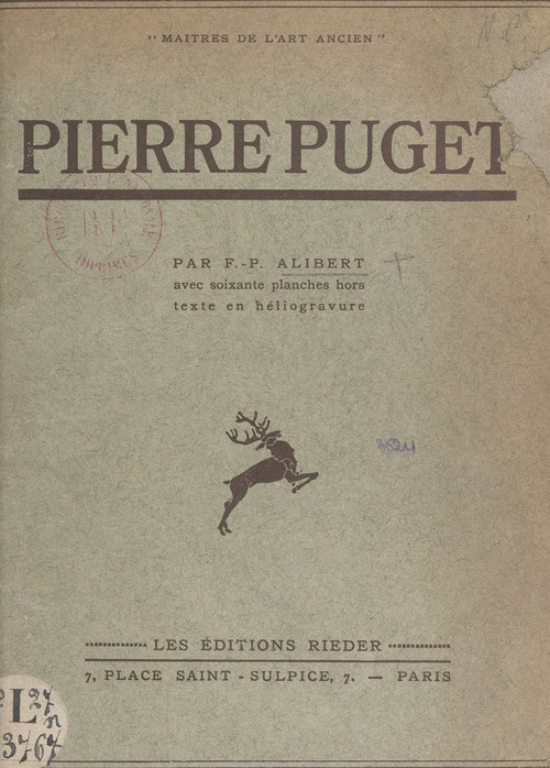 Couverture ebook de Pierre Puget, de François-Paul Alibert