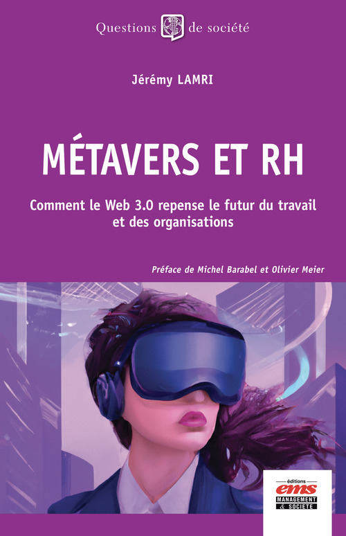 Couverture ebook de Métavers et RH, de Jérémy Lamri