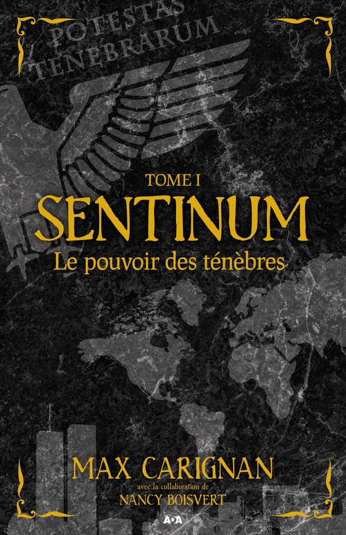 Couverture ebook de Le pouvoir des ténèbres, de Max Carignan