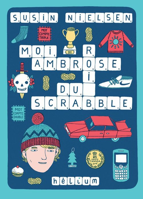 ebook cover of Moi, Ambrose, roi du Scrabble, by Susin Nielsen