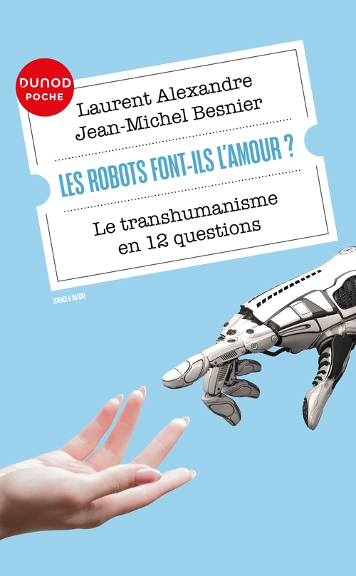 ebook cover of Les robots font-ils l'amour?, by Laurent Alexandre, Jean-Michel Besnier