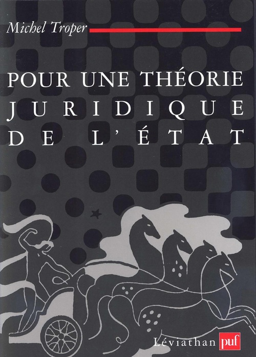 Couverture ebook de Pour une théorie juridique de l'État, de Michel Troper