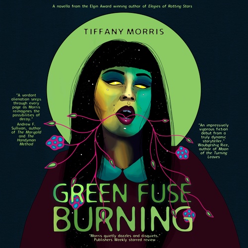 audiobook cover of Green Fuse Burning, by Tiffany Morris