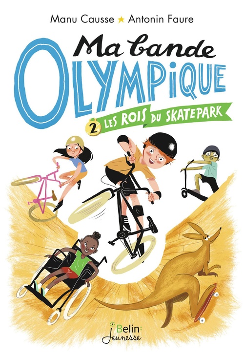Couverture ebook de Les rois du skate park, de Manu Causse, Antonin Faure