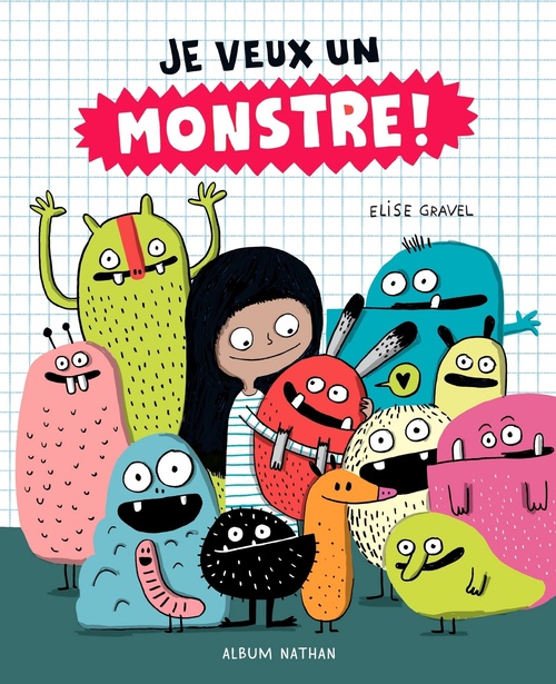 ebook cover of Je veux un monstre, by Élise Gravel