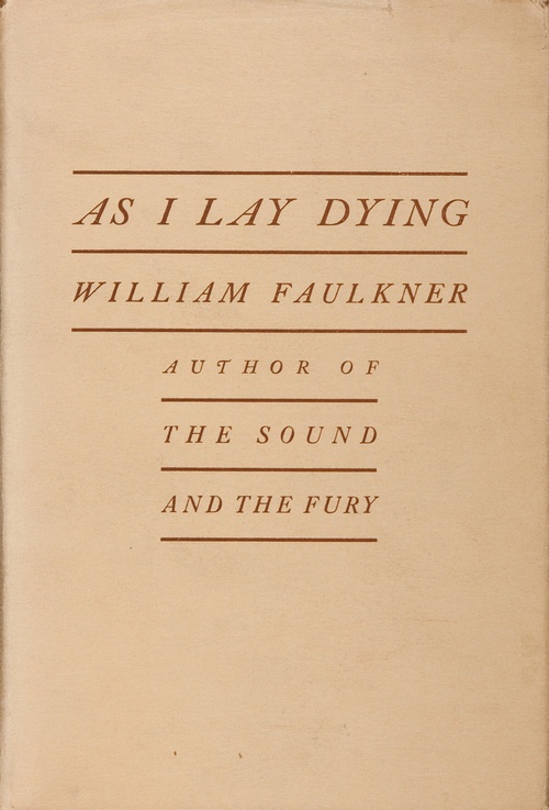 ebook cover of As I Lay Dying, by William Faulkner