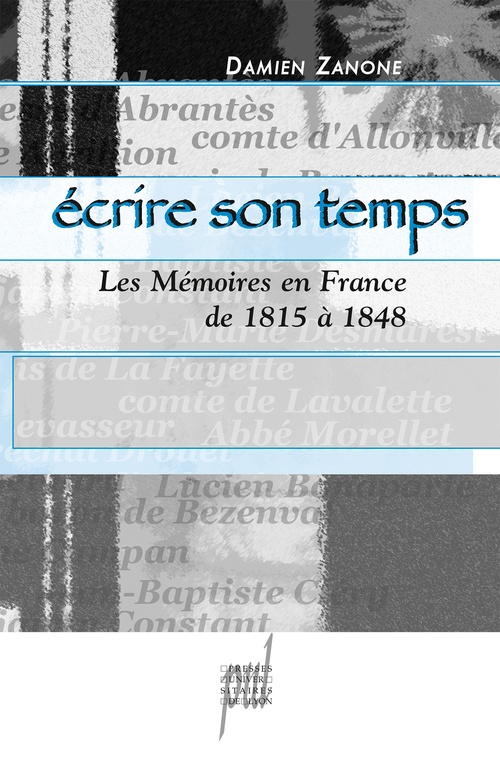 Couverture ebook de Écrire son temps, de Damien Zanone