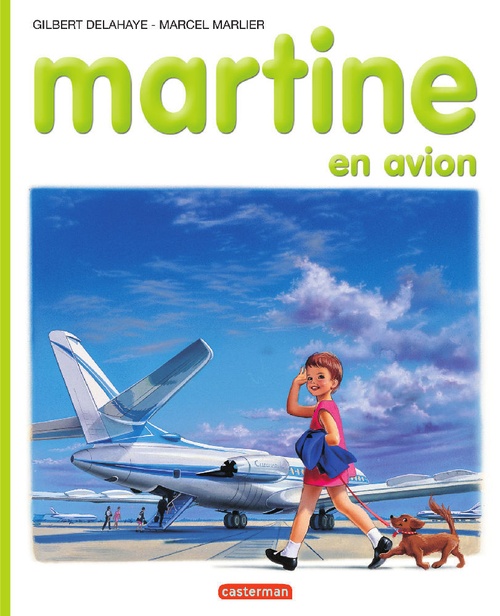 Couverture ebook de Martine en avion, de Gilbert Delahaye, Marcel Marlier