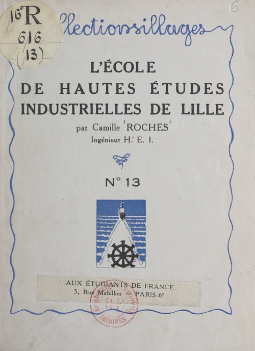 ebook cover of L'École de hautes études industrielles de Lille, by Camille Roches
