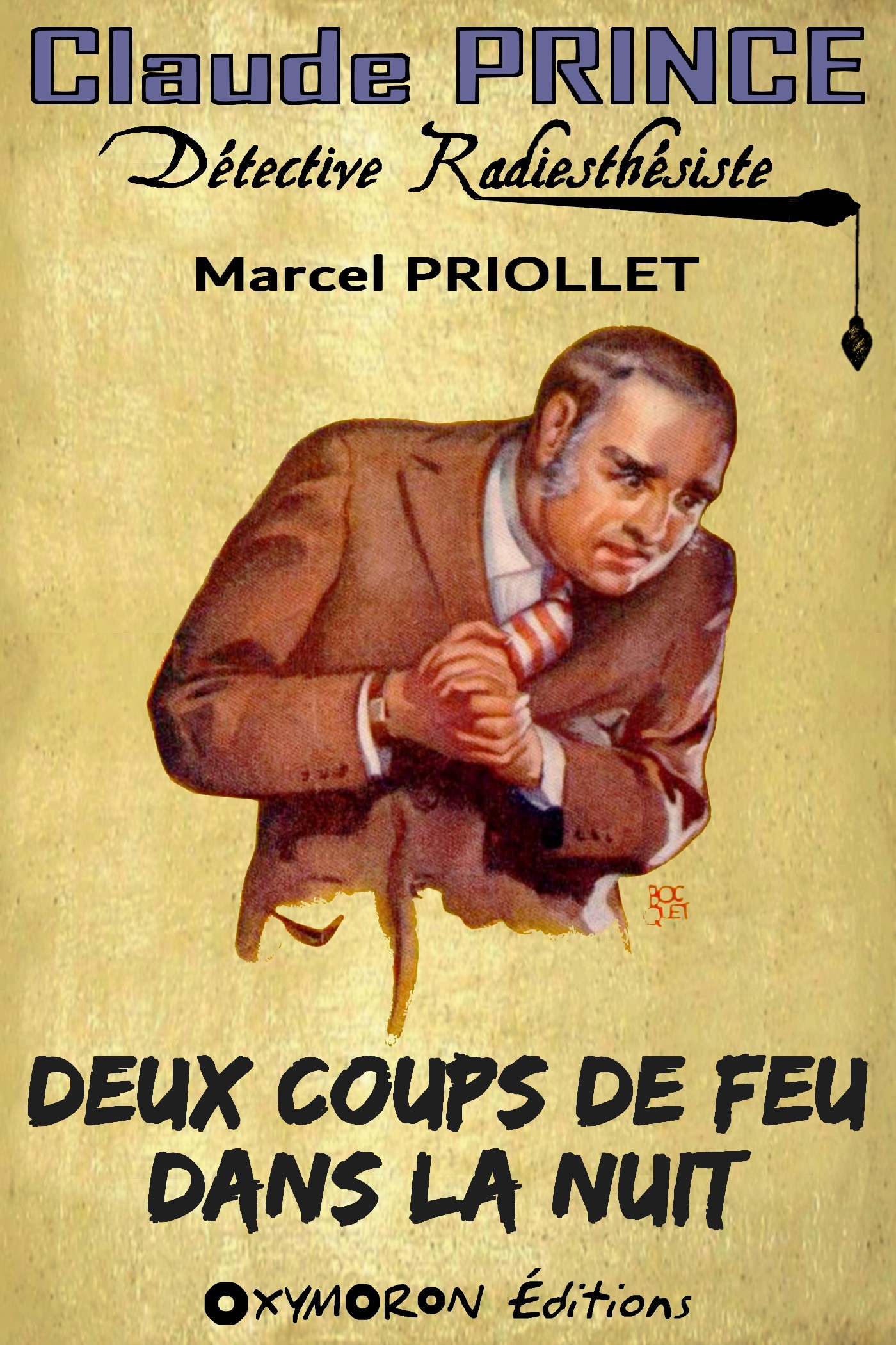 Couverture ebook de Deux coups de feu dans la nuit, de Marcel Priollet