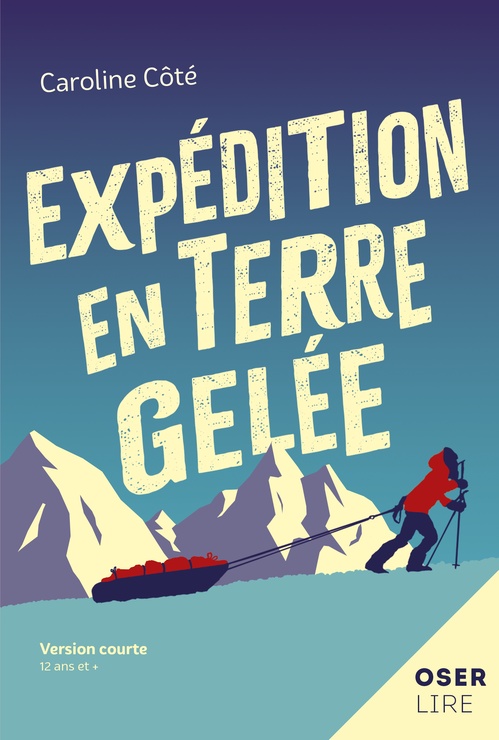 Couverture ebook de Expédition en terre gelée, de Caroline Côté