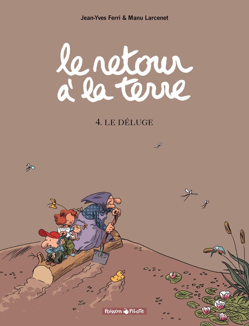 ebook cover of Le Retour à la terre - Tome 4 - Le Déluge, by Jean-Yves Ferri, Manu Larcenet