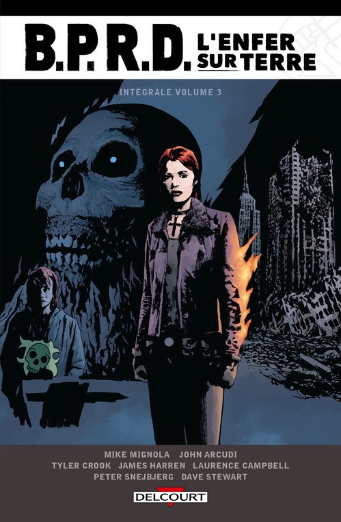 Couverture ebook de BPRD - L'Enfer sur Terre - Intégrale T03, de Scott Allie, Mike Mignola, John Arcudi, James Harren, Tyler Crook, Jason Latour, Max Fiumara