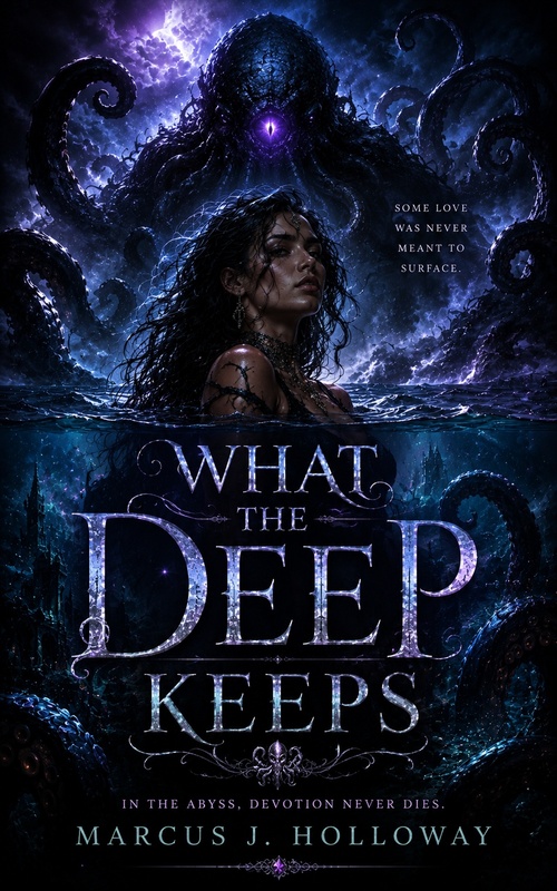 ebook cover of WHAT THE DEEP KEEPS, by Marcus J. Holloway