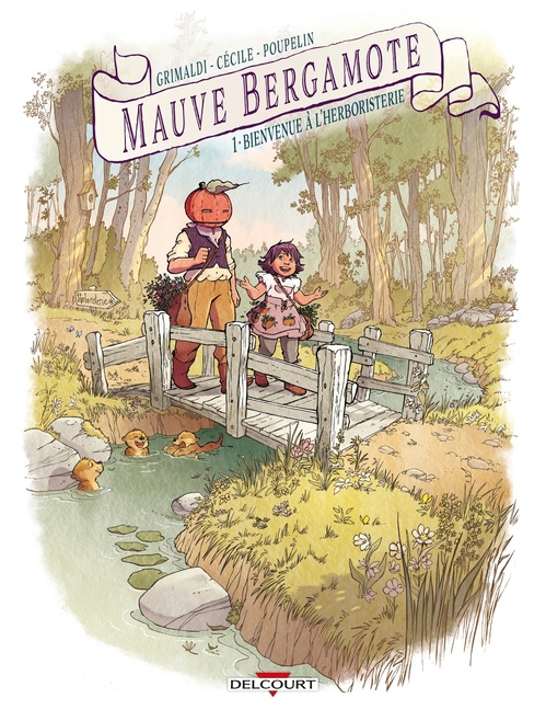 ebook cover of Mauve Bergamote T01 - Bienvenue à l'herboristerie, by Flora Grimaldi, Cécile