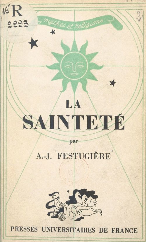 Couverture ebook de La sainteté, de André-Jean Festugière
