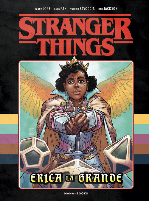 ebook cover of Stranger Things - Erica la Grande (ePub), by Greg Pak, Danny Lore, Valeria Favoccia, Dan Jackson