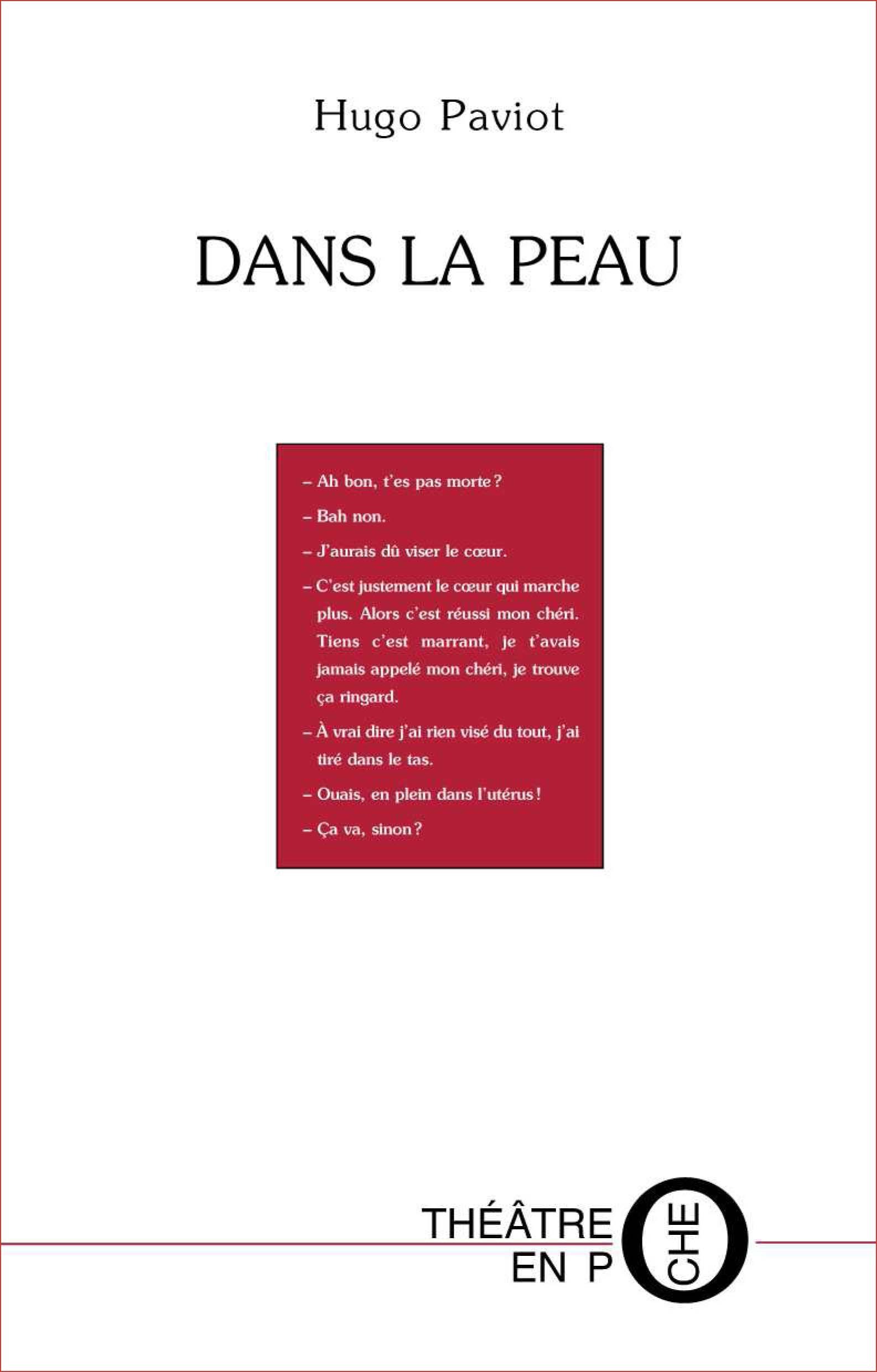 Couverture ebook de Dans la peau, de Hugo Paviot