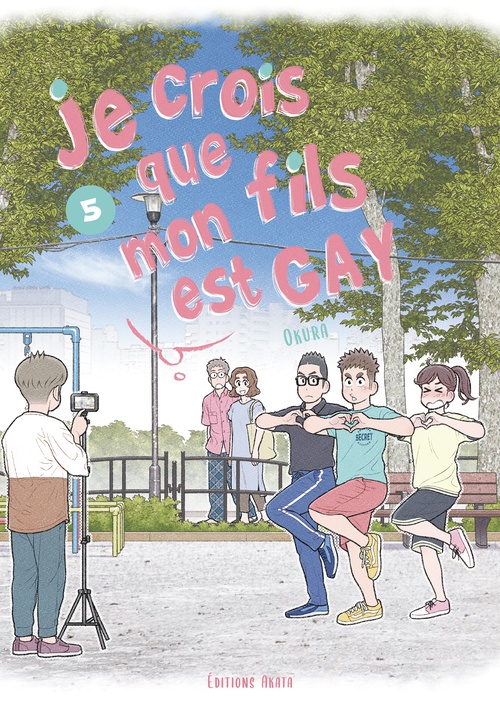 ebook cover of Je crois que mon fils est gay - Tome 5, by Okura