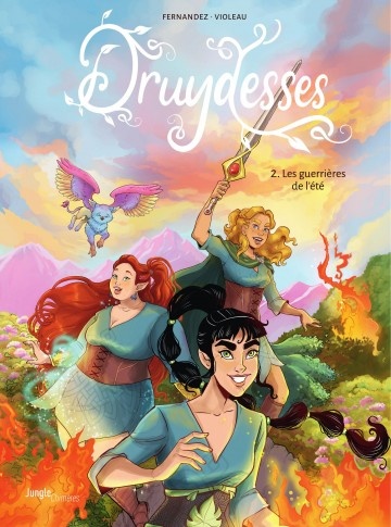 Couverture ebook de Druydesses - Tome 2 - Les guerrières de l´été, de Fabien Fernandez
