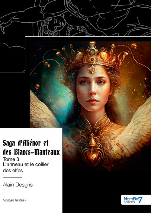Couverture ebook de L'anneau et le collier des elfes, de Alain Desgris